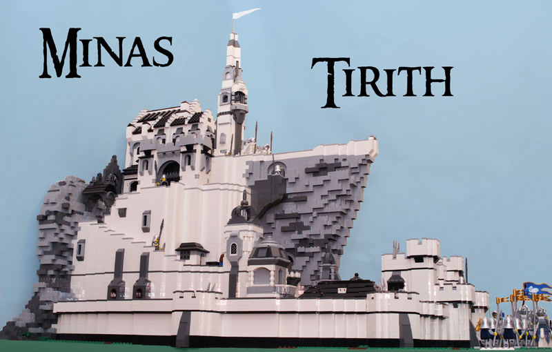 Massive LEGO Minas Tirith Castle Took 3 Years to Build - LOTR The