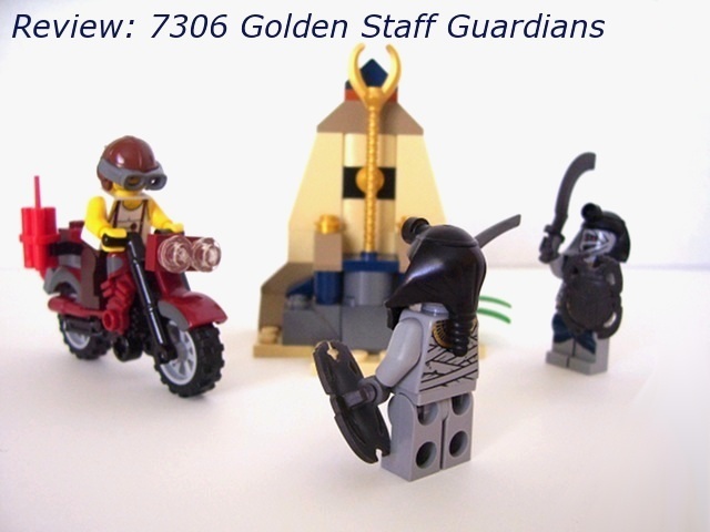 LEGO Pharaoh's Quest 7306 Golden Staff Guardians New 
