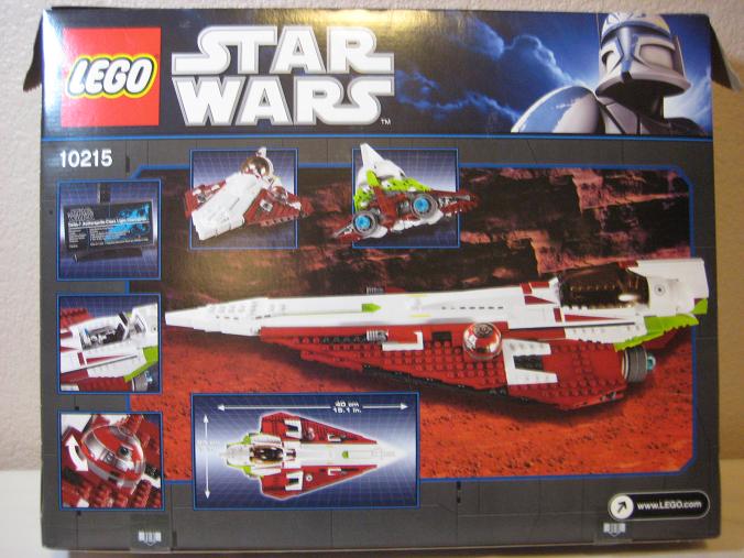 STAR WARS DIE CUT REPLACEMENT STICKERS for Lego 10215 OBI-WAN'S JEDI STARFIGHER 