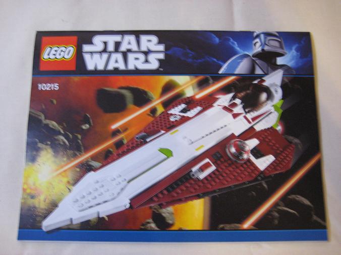 Obi-Wan's Jedi Starfigh Precut Custom Replacement Stickers voor Lego Set 10215 