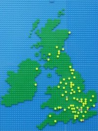 Duckie Dave’s UK Lego Map