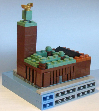 Terminal trådløs Bemærk venligst MOC: Stockholm City Hall - Micro Scale - LEGO Town - Eurobricks Forums