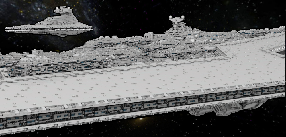gå på arbejde synd Fjern LDD MOC] 71,000 piece, 13-foot Super Star Destroyer - LEGO Star Wars -  Eurobricks Forums