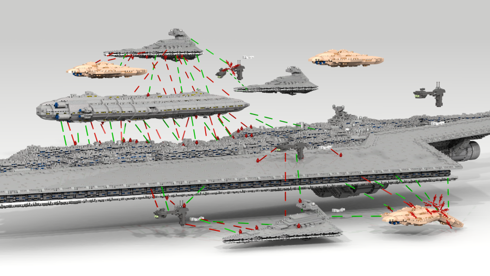 71,000-pc 13-ft-long Star Wars Super Star Destroyer for Lego STARTER KIT ONLY