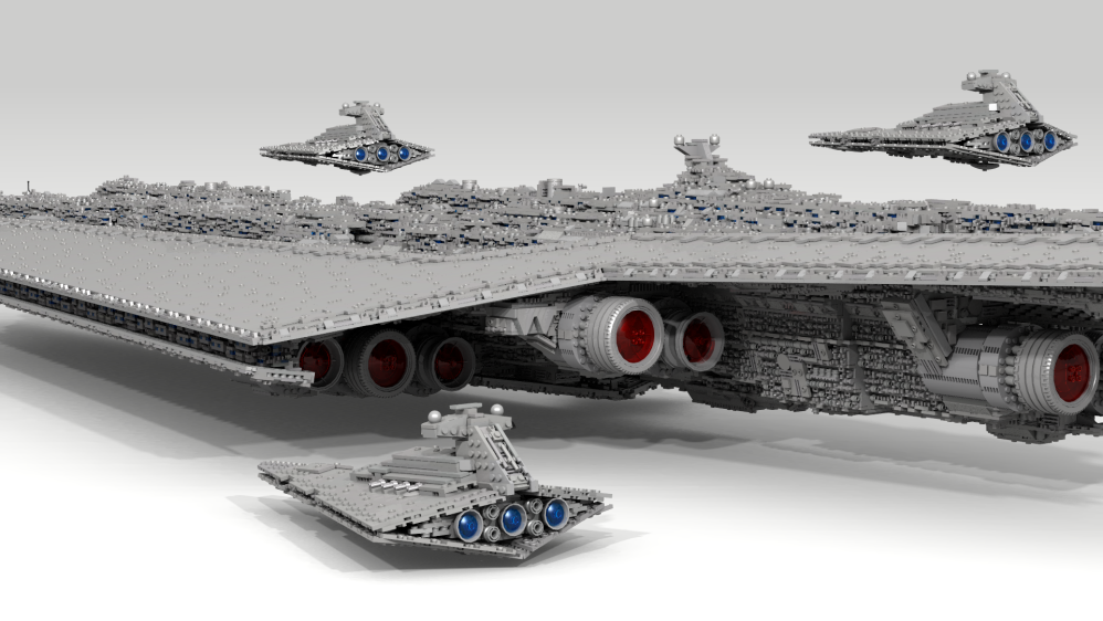 gå på arbejde synd Fjern LDD MOC] 71,000 piece, 13-foot Super Star Destroyer - LEGO Star Wars -  Eurobricks Forums