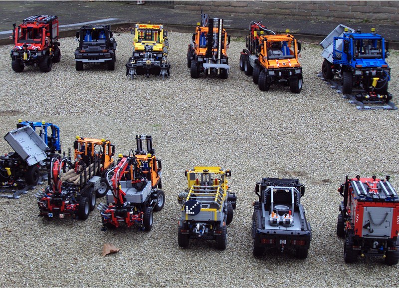 Lots of Unimog variations at our LOWlug meeting in The Netherlands
