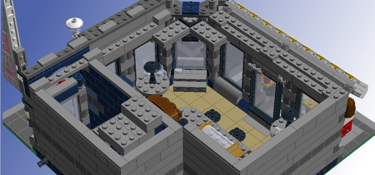 Lego Ideas Interior For 10182 Cafe Corner