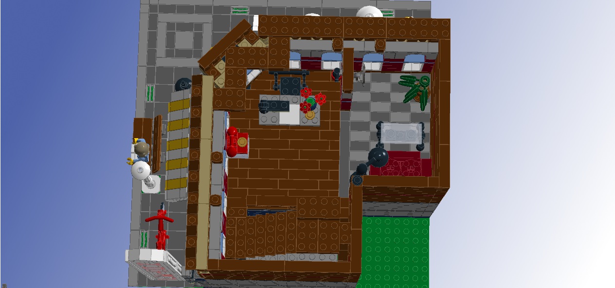 Lego Ideas Interior For 10182 Cafe Corner