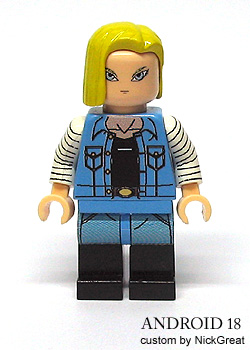 Android on Android 18  A Lego   Creation By Nickgreat      Mocpages Com