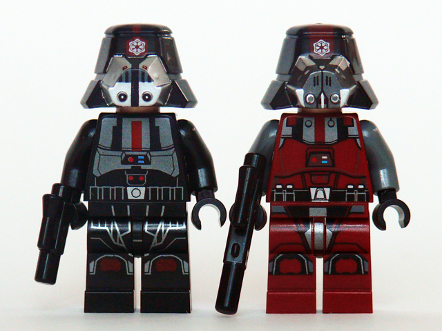 Lego ® Star Wars ™ personaje Sith Trooper con arma en negro de set 75001 
