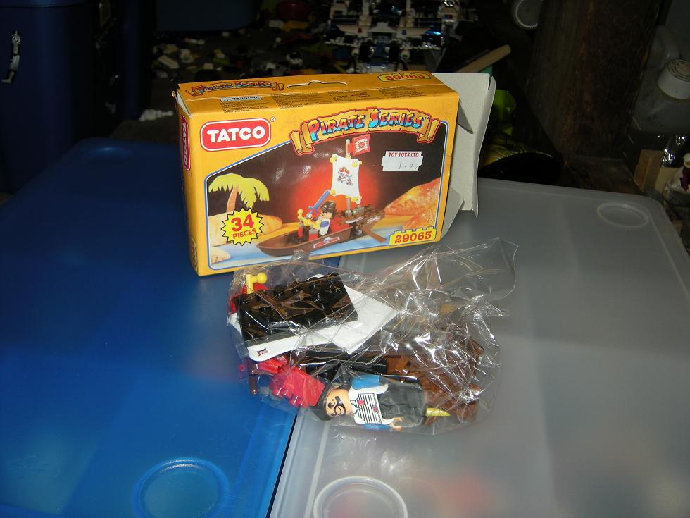 Details about   Tatco Pirate Series 3 Packs Building Bricks Sets New NOS 1988 