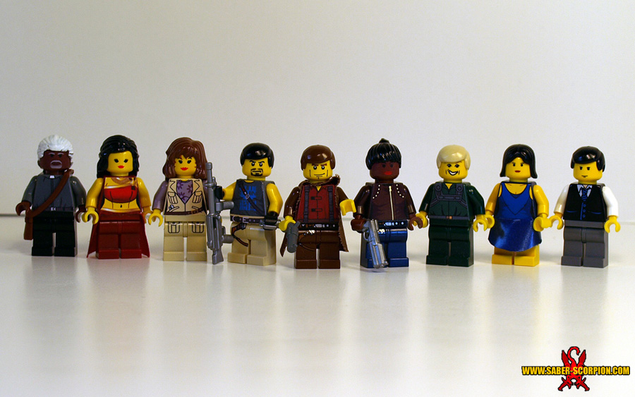 I've seen many versions of the Serenity crew but these custom minifigures