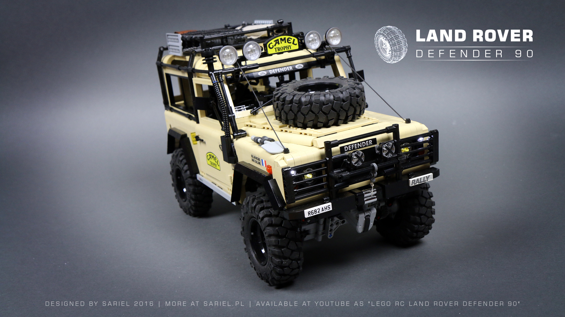 LEGO MOC Land Rover Defender 90 Camel Trophy Edition by NikolayFX
