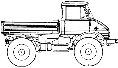 unimog trial truck