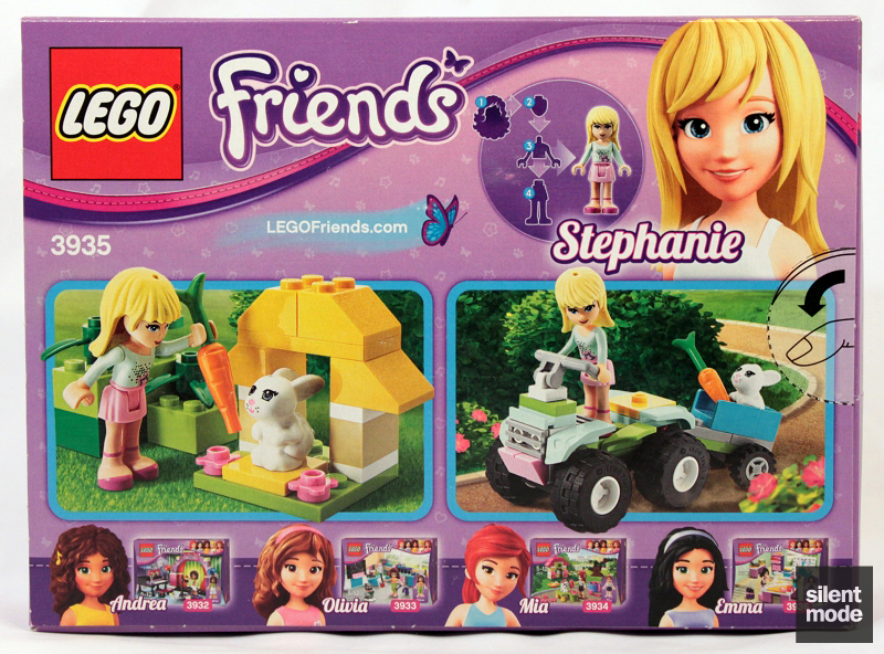 LEGO NEW Friends Minifigure Mini Doll CUTE! Stephanie from Set 3935 Girls NEW 