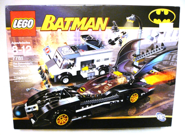 Two-Face' The Batmobile Precut Custom Replacement Stickers voor Lego Set 7781