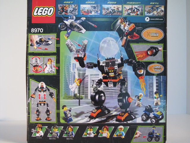 LEGO 8970 AGENTS Robo Attack STICKER SHEET 