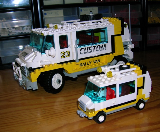 lego custom rally van