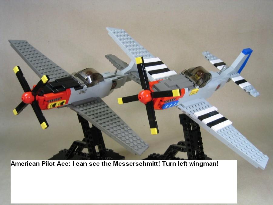 mini lego airplane