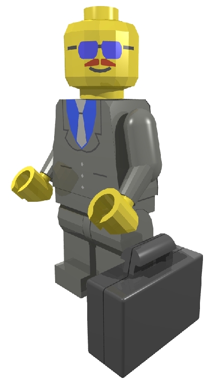 Franklin as a LEGO Town Minifig