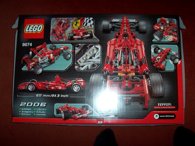 Om indstilling kandidatgrad Ejendomsret Review 8674 Ferrari F1 racer 1/8 - LEGO Licensed - Eurobricks Forums