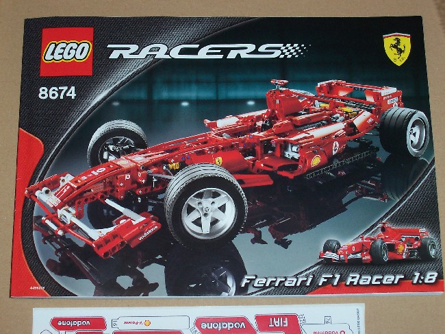Om indstilling kandidatgrad Ejendomsret Review 8674 Ferrari F1 racer 1/8 - LEGO Licensed - Eurobricks Forums
