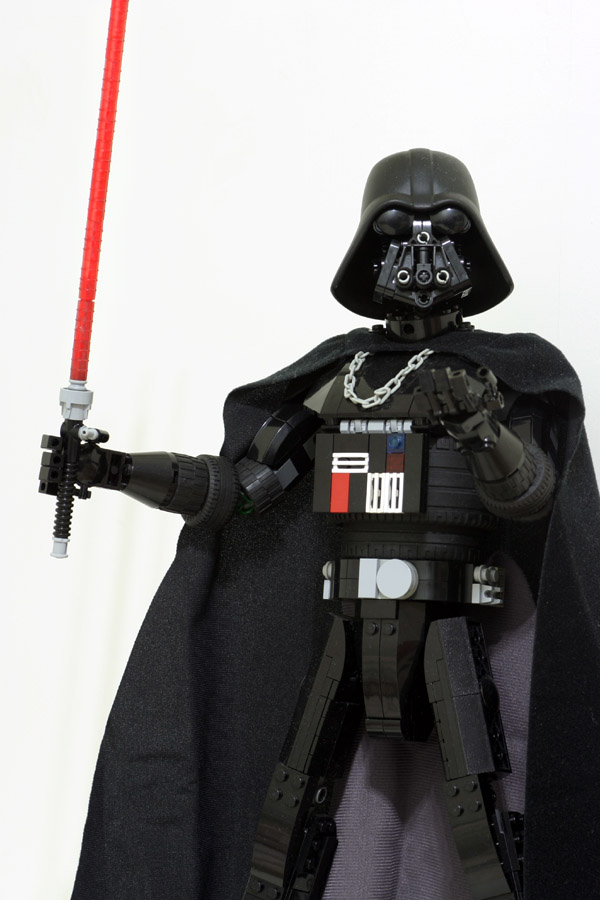 Brickshelf user ladious's model of Darth Vader is as commanding as the dark