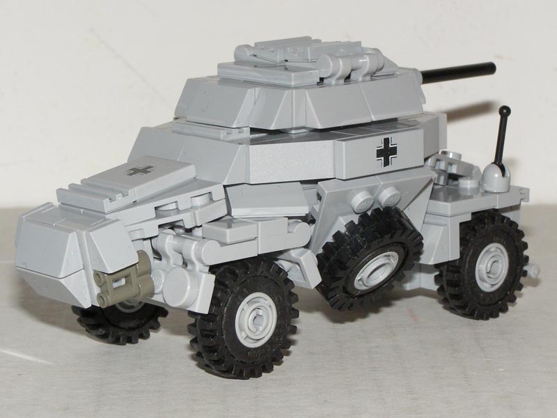 Kfz 222 Lego bricks PDF manual instruction MOC WW2 Tank Wagon späh SD