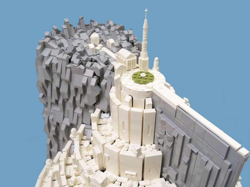 LEGO Minas Tirith Built by - Beyond the Brick