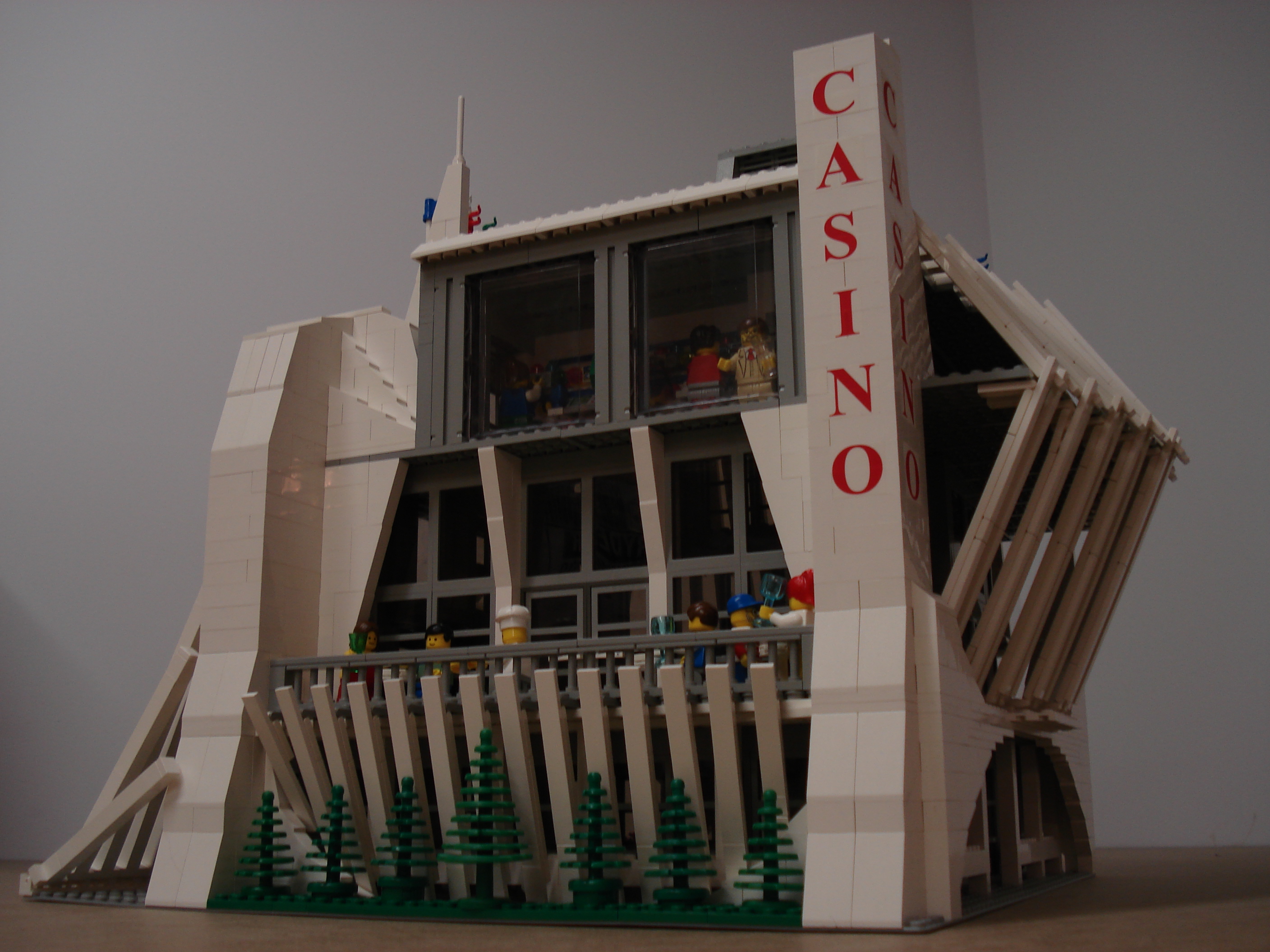 Casino with angled walls