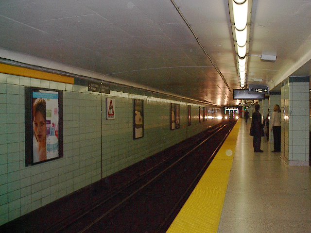 subway train approaches
