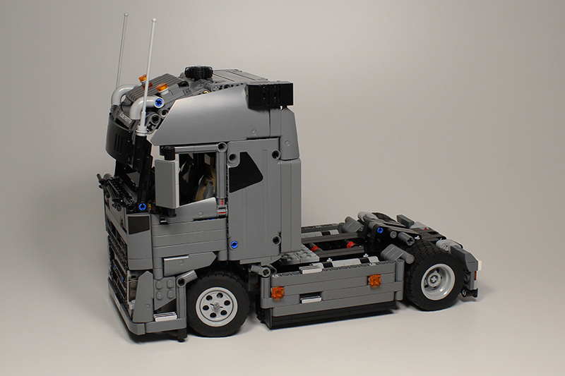 Bauanleitung instruction Truck Volvo 2A Eigenbau Unikat Moc aus Lego Technic geb 