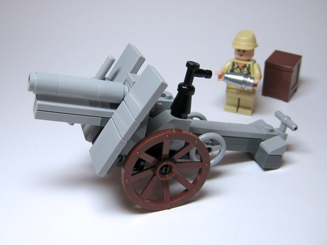Schienengeschütz schwerer Gustav - Lego style - 9GAG