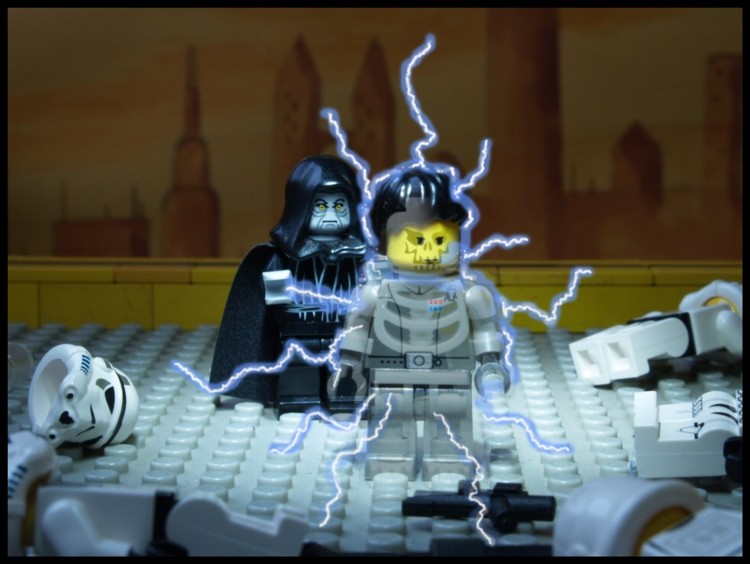 using Lego and inspired by the Star Wars saga.