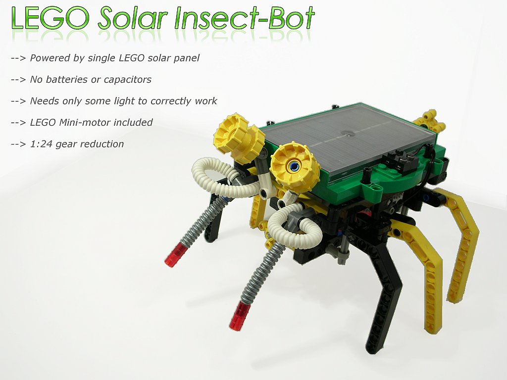 skorupa's Lego Solar-Powered Motorized Insect Technic, Mindstorms, Model Team and Scale Modeling - Eurobricks Forums
