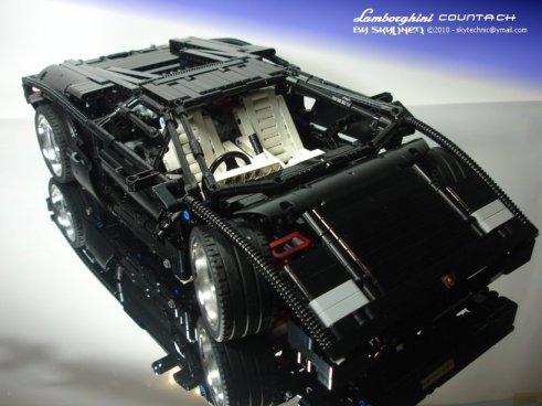 Lego Technic Car Racer Lamborghini Countach BUILD ...