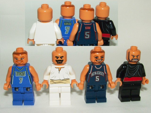NBA Lego set finally finished. Here's a few photos of how it turned out. :  r/lego