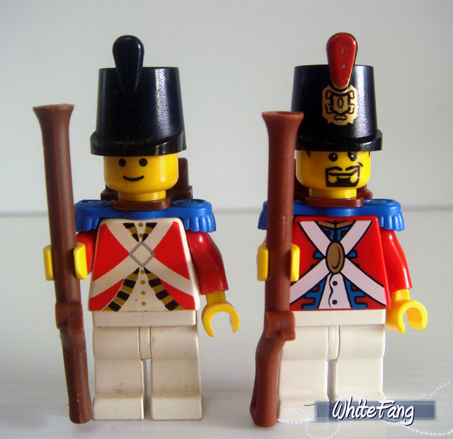 Musket & Pistol Backpack Lego Imperial Soldier Accessories x 1 Shako Hat 