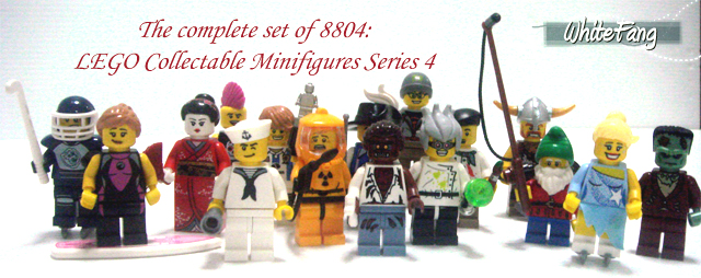 Lego Minifigure 8804 Series 4 NEW NEW Lot of 16 