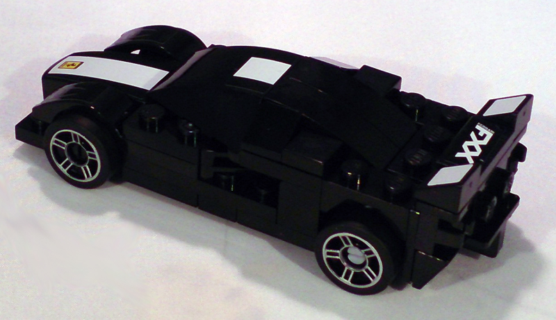 Lego Ferrari Shell 30195 V-Power GT with Rear Drag Motor 