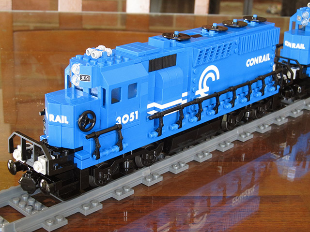 ----Please Read Item Description Lego Train Custom Conrail GP40 